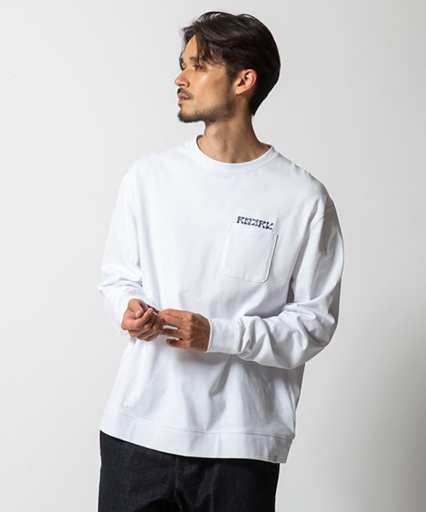 NOMADS 9.3oz H/W L/S TEE -ホワイト-