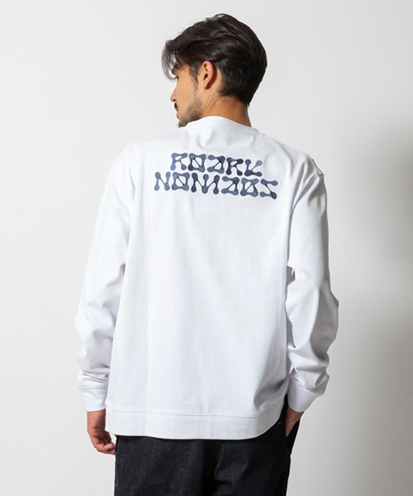 NOMADS 9.3oz H/W L/S TEE -ホワイト-