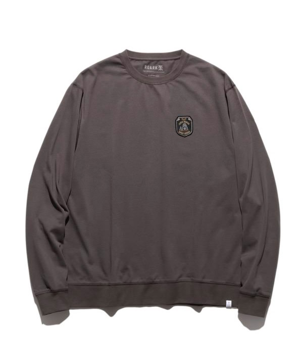 O.R.O.M 9.3oz H/W L/S TEE -チャコール-