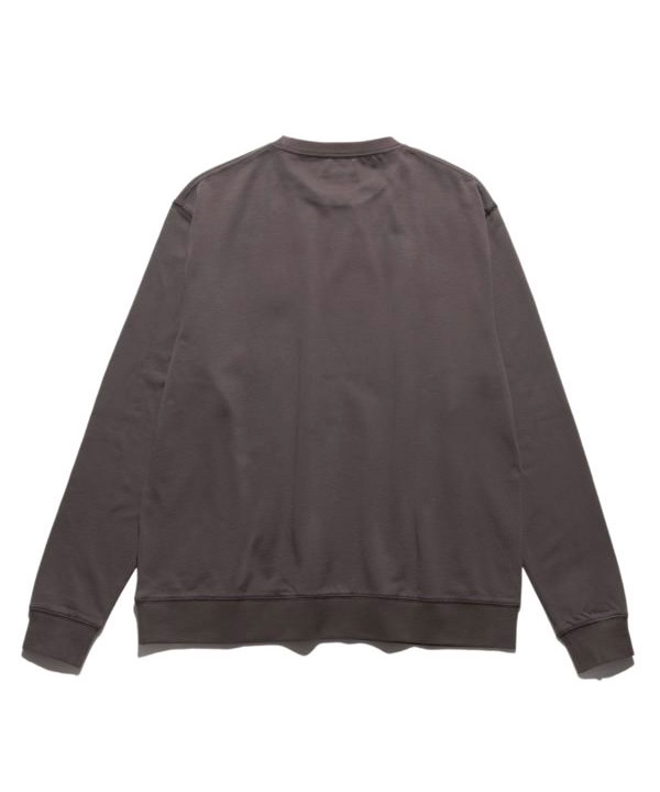 O.R.O.M 9.3oz H/W L/S TEE -チャコール-