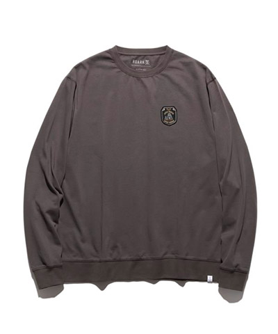 O.R.O.M 9.3oz H/W L/S TEE -チャコール-