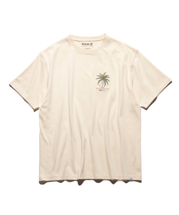SEEK & EXPLORE 9.3oz H/W TEE -アイボリー-