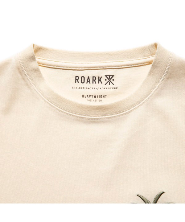 SEEK & EXPLORE 9.3oz H/W TEE -アイボリー-