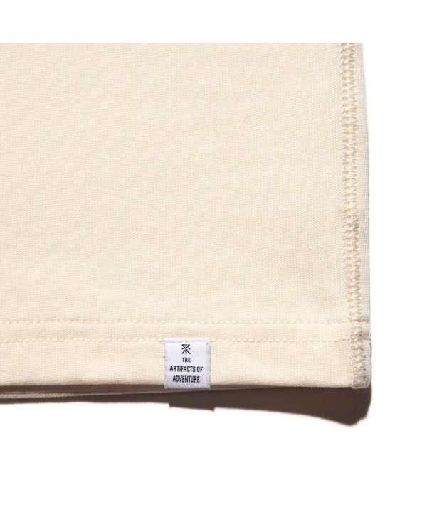 SEEK & EXPLORE 9.3oz H/W TEE -アイボリー-