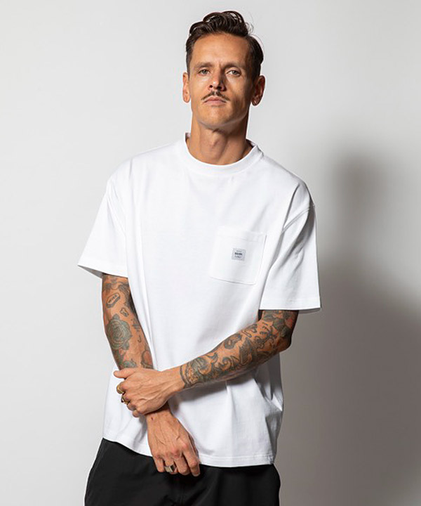 LABEL POCKET 9.3oz H/W TEE