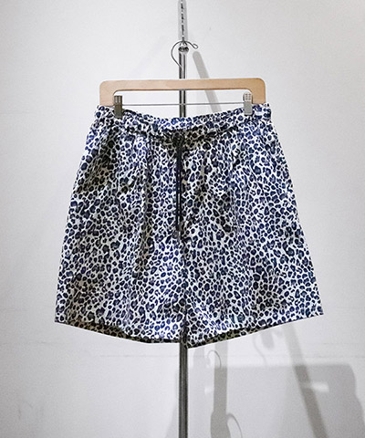 レオパードドットパターンショートパンツ