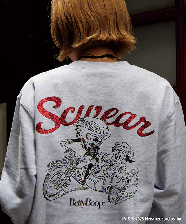GLITTER BIKER SWEAT