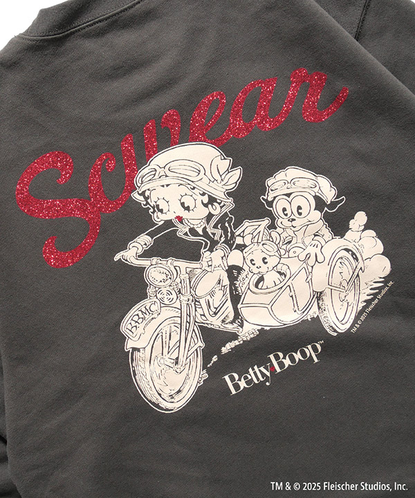 GLITTER BIKER SWEAT