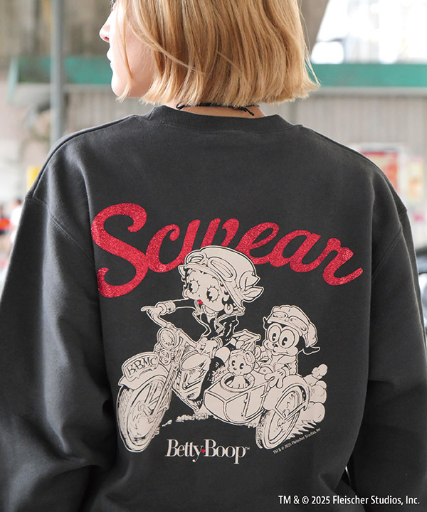 GLITTER BIKER SWEAT