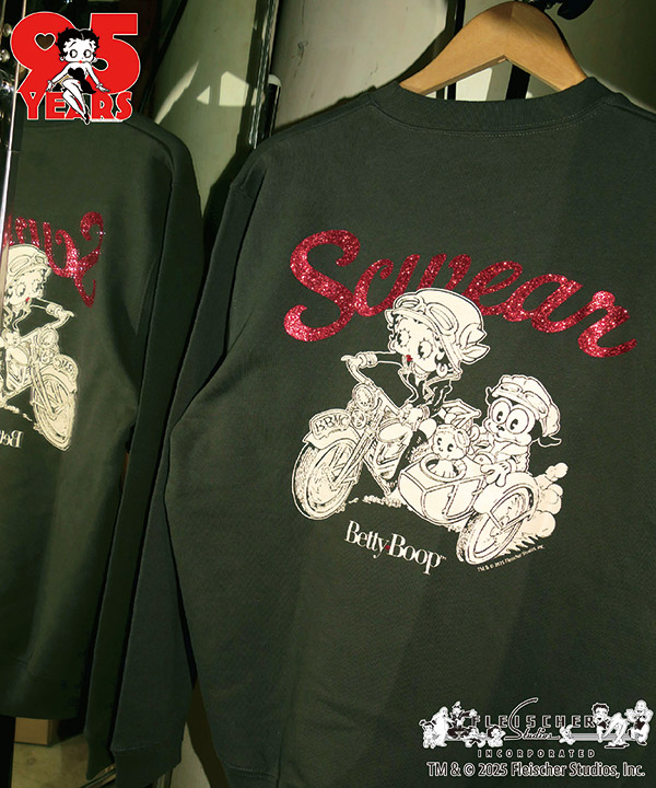 GLITTER BIKER SWEAT