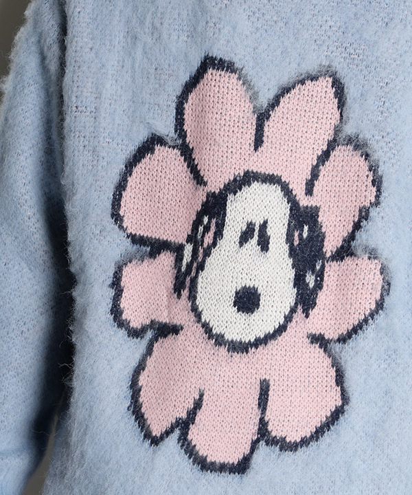 TP FLOWER SNOOPY SHAGGIE KNIT