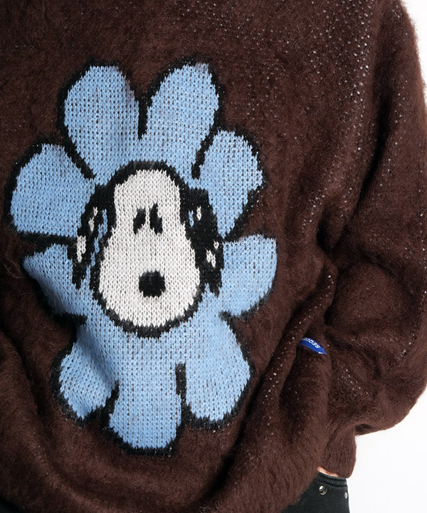 TP FLOWER SNOOPY SHAGGIE KNIT