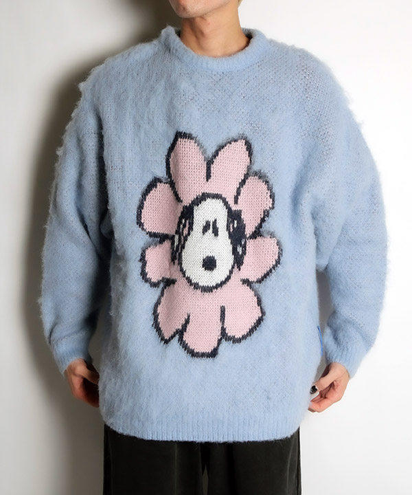 TP FLOWER SNOOPY SHAGGIE KNIT