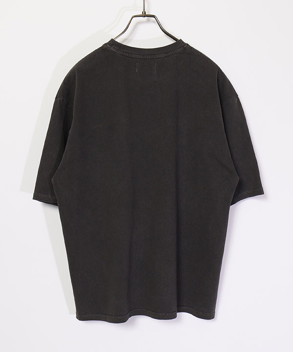 ピグメント ワンポイントロゴ刺繍 S/S TEE
