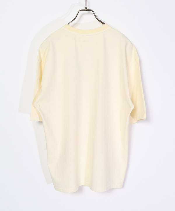ピグメント ワンポイントロゴ刺繍 S/S TEE
