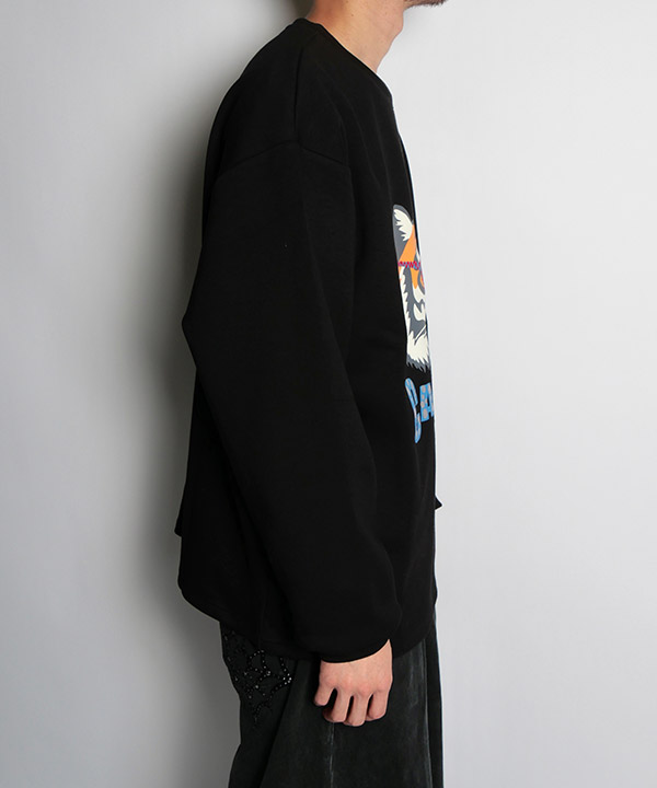 ダンボールポンチトラ刺繍L/S