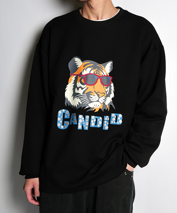 ダンボールポンチトラ刺繍L/S