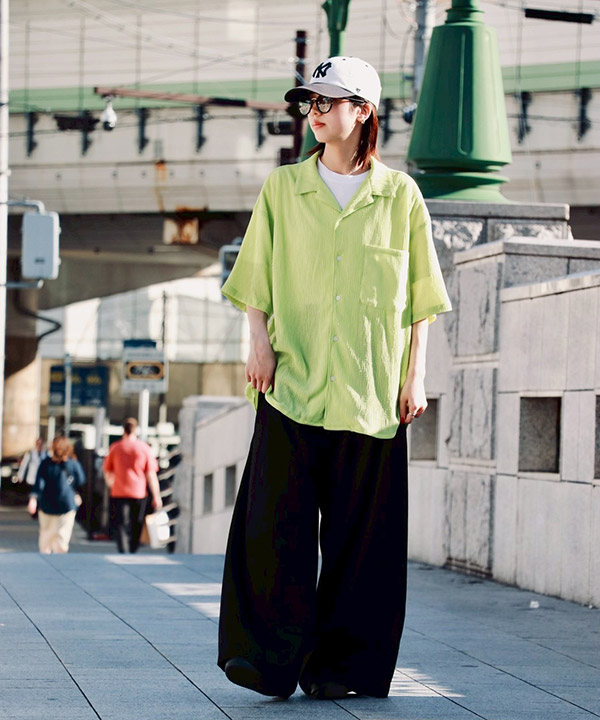 楊柳 OPEN COLLAR SH