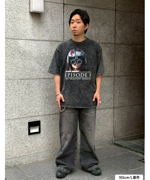SW EPISODE1 FACE S/S TEE -ブラック-