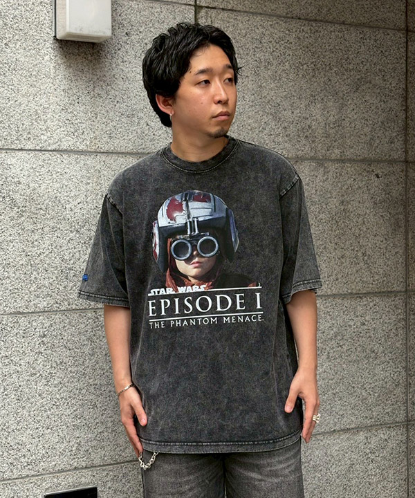 SW EPISODE1 FACE S/S TEE -ブラック-