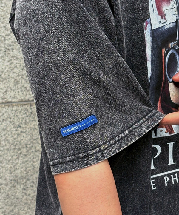SW EPISODE1 FACE S/S TEE -ブラック-
