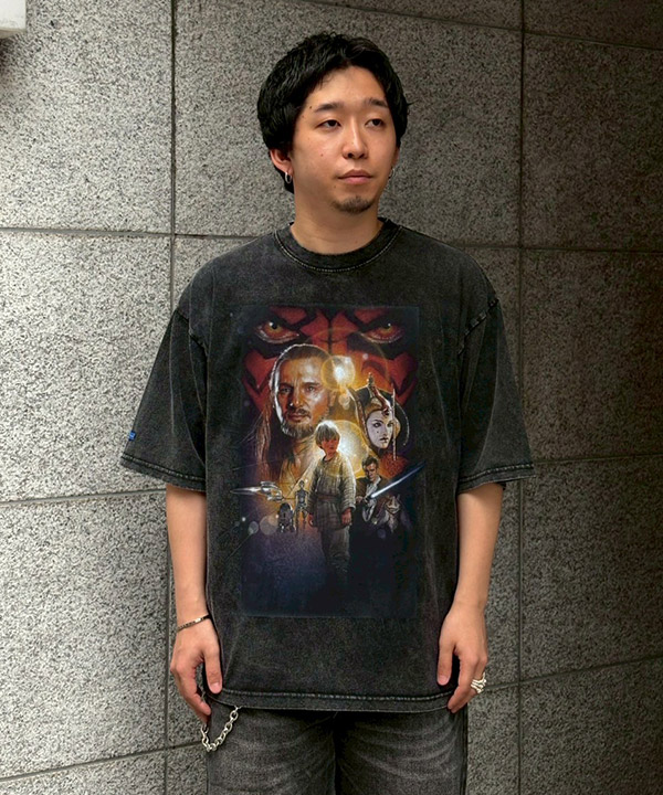 SW EPISODE1 FACE S/S TEE -ブラック 2-