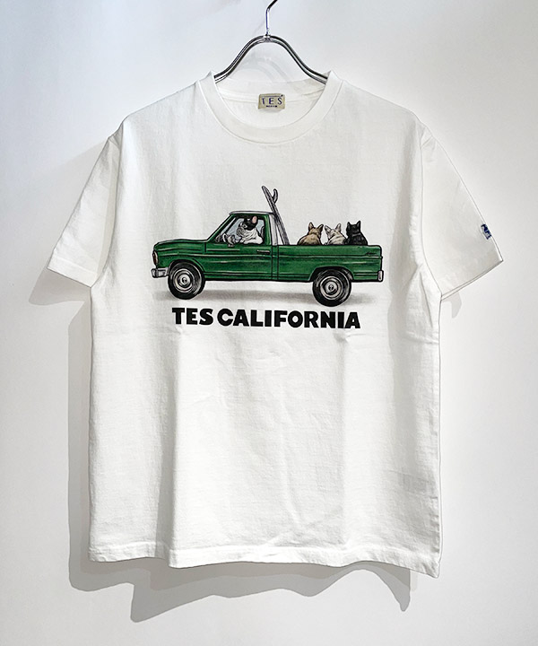 4BUHI SURF TRUCK T-SHIRT -ホワイト-