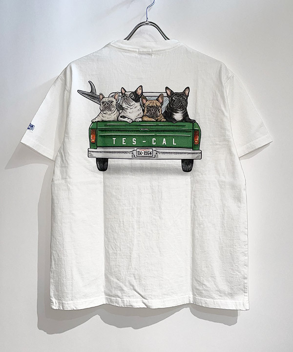 4BUHI SURF TRUCK T-SHIRT -ホワイト-