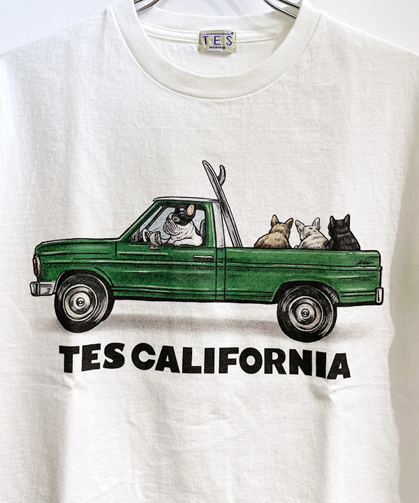4BUHI SURF TRUCK T-SHIRT -ホワイト-