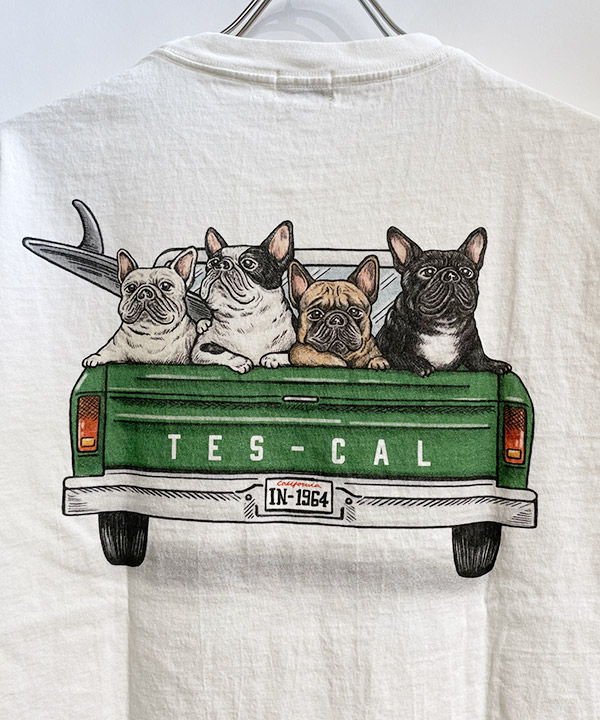 4BUHI SURF TRUCK T-SHIRT -ホワイト-