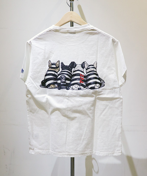 TES 4BUHI-NOTORIOUS-PRISONER T-SHIRT -ホワイト-