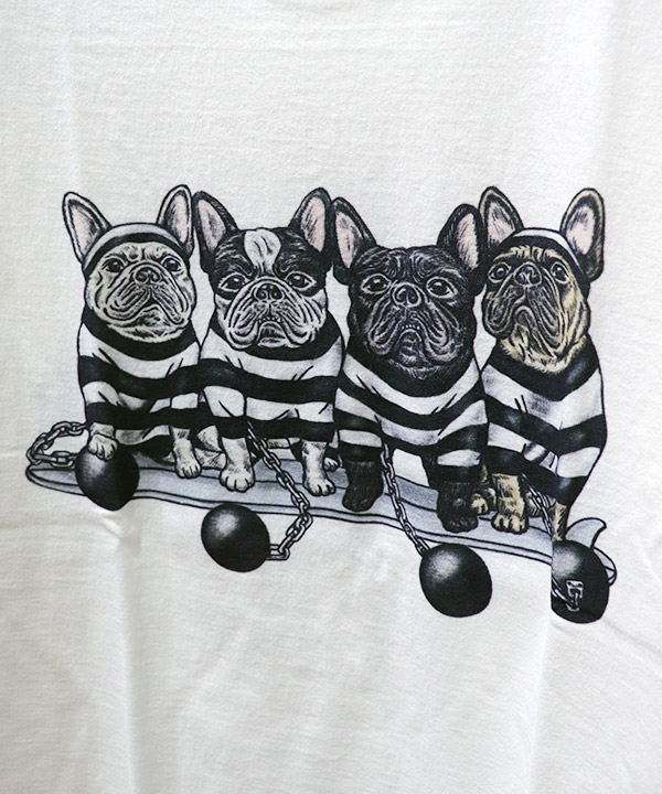 TES 4BUHI-NOTORIOUS-PRISONER T-SHIRT -ホワイト-