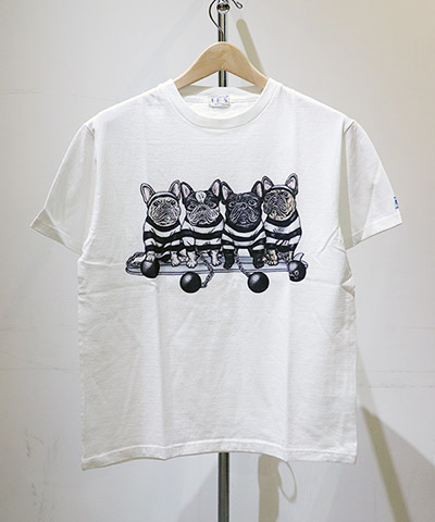 TES 4BUHI-NOTORIOUS-PRISONER T-SHIRT -ホワイト-