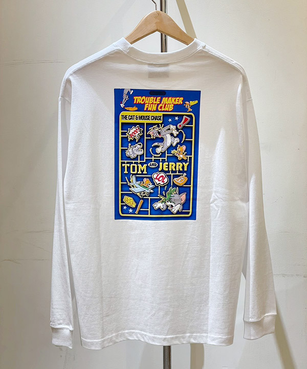 TJ PLASTIC MODEL L/S TEE(ホワイト)