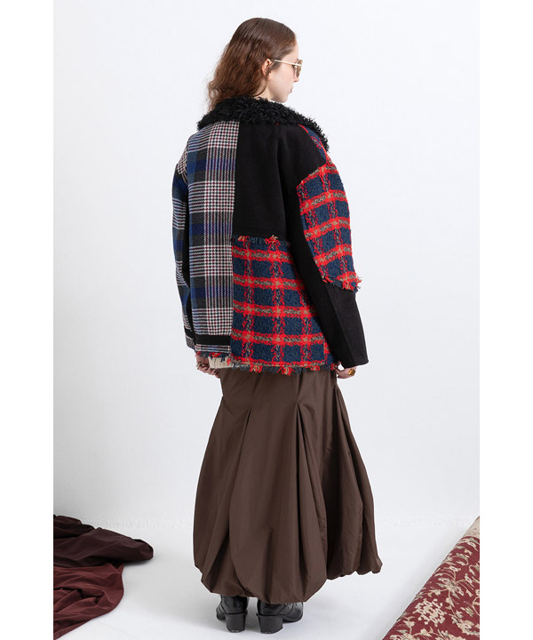 CHECK COMBINATION BLOUSON(25FW)