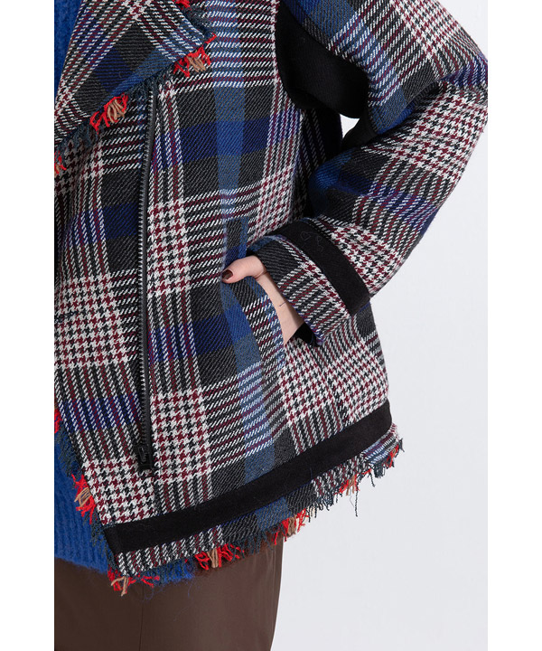 CHECK COMBINATION BLOUSON(25FW)