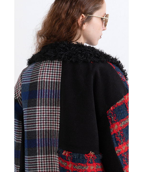 CHECK COMBINATION BLOUSON(25FW)