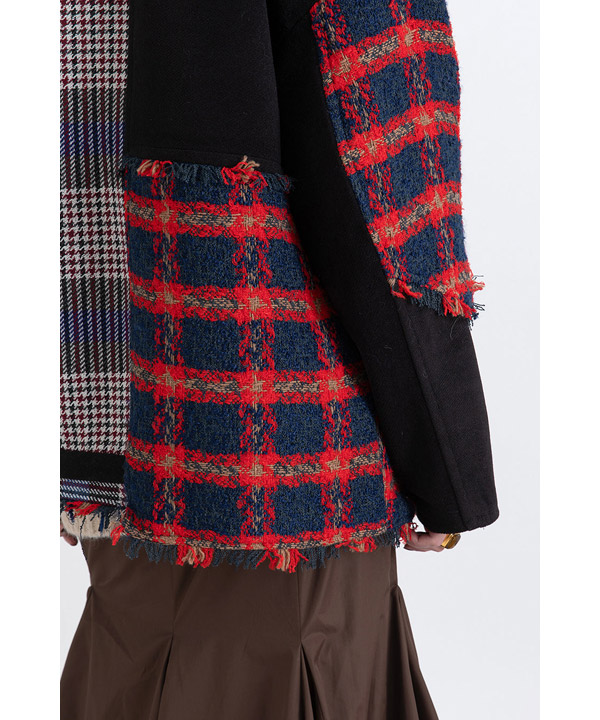 CHECK COMBINATION BLOUSON(25FW)