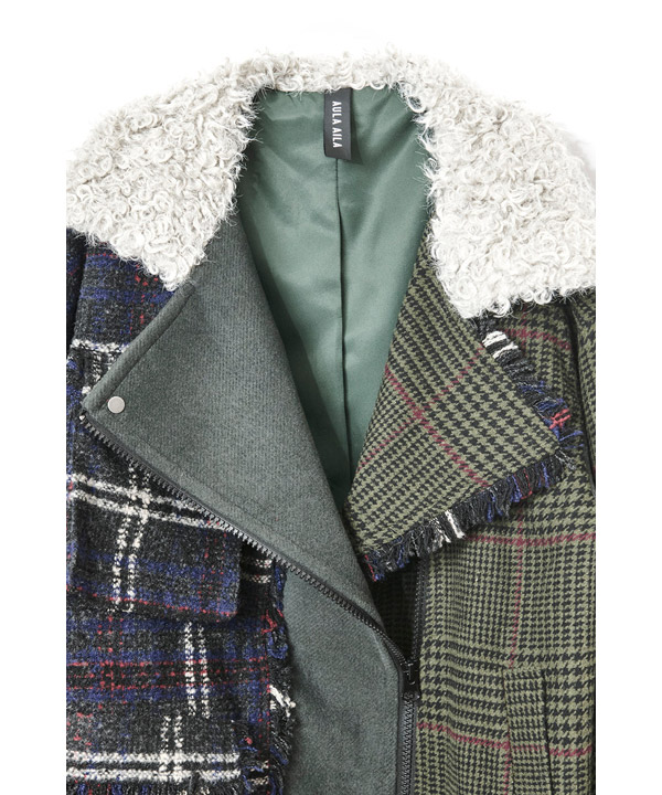 CHECK COMBINATION BLOUSON(25FW)