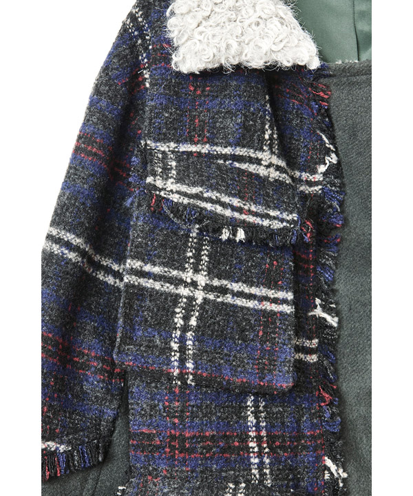 CHECK COMBINATION BLOUSON(25FW)