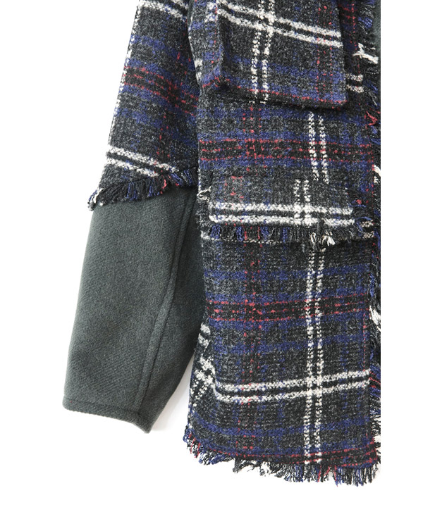 CHECK COMBINATION BLOUSON(25FW)