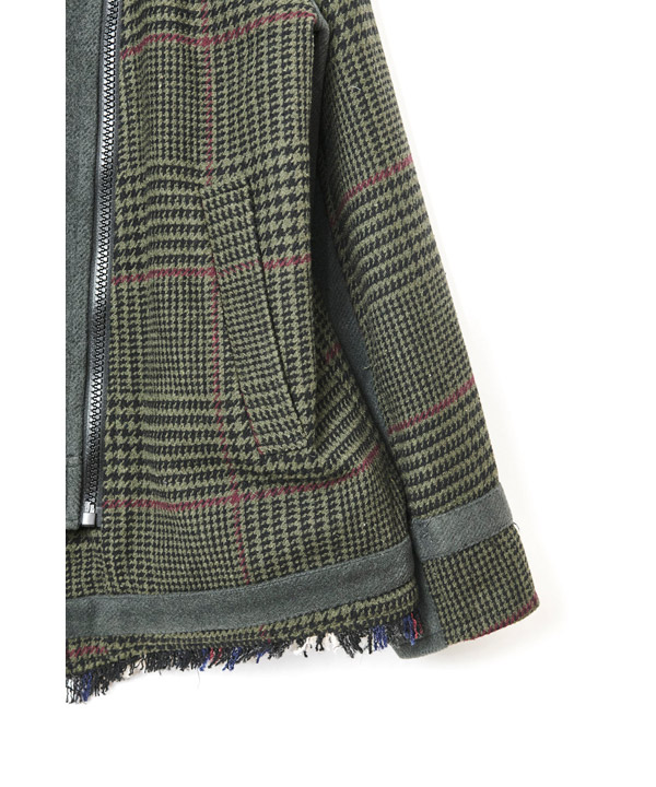 CHECK COMBINATION BLOUSON(25FW)