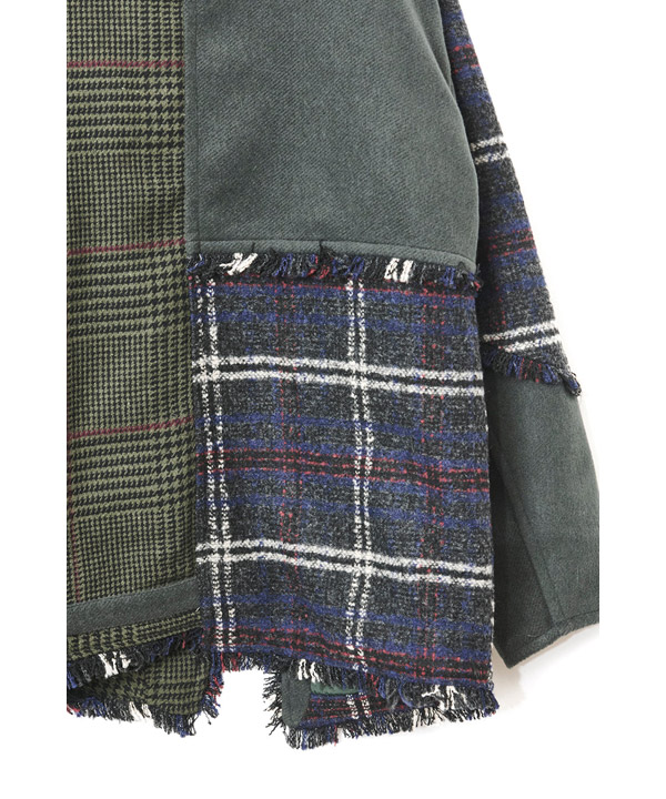 CHECK COMBINATION BLOUSON(25FW)