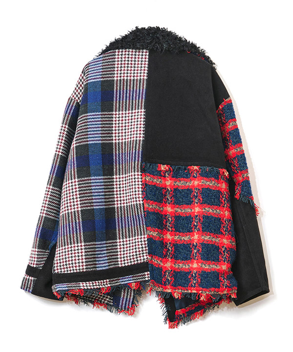 CHECK COMBINATION BLOUSON(25FW)