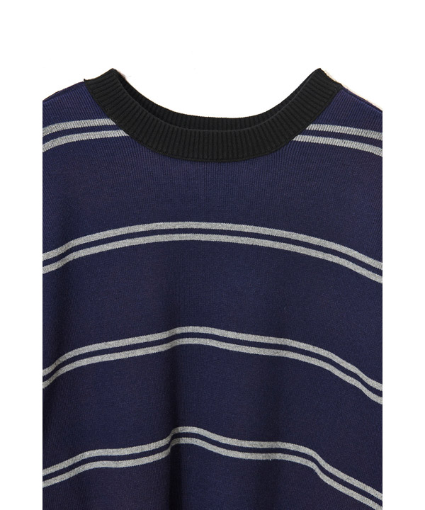 MULTI BORDER 2WAY KNIT