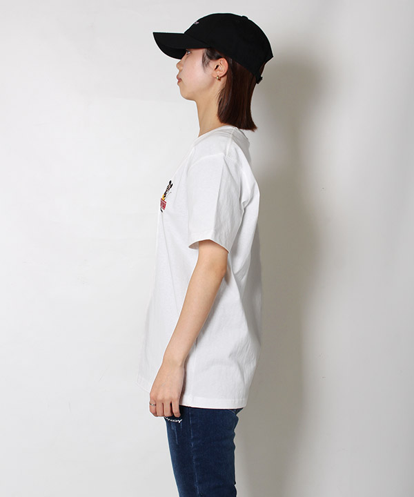 ミッキーマウス S/S 刺繍 TEE (WOMEN)