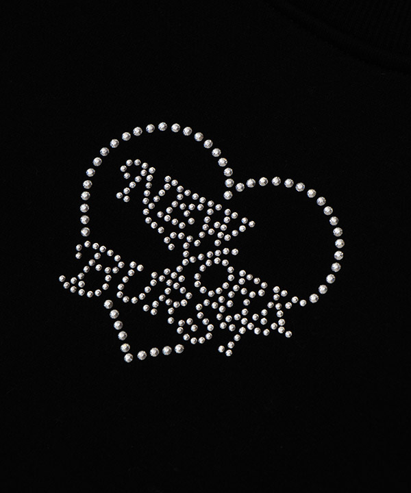 HEART STONE CROPPED SWEAT