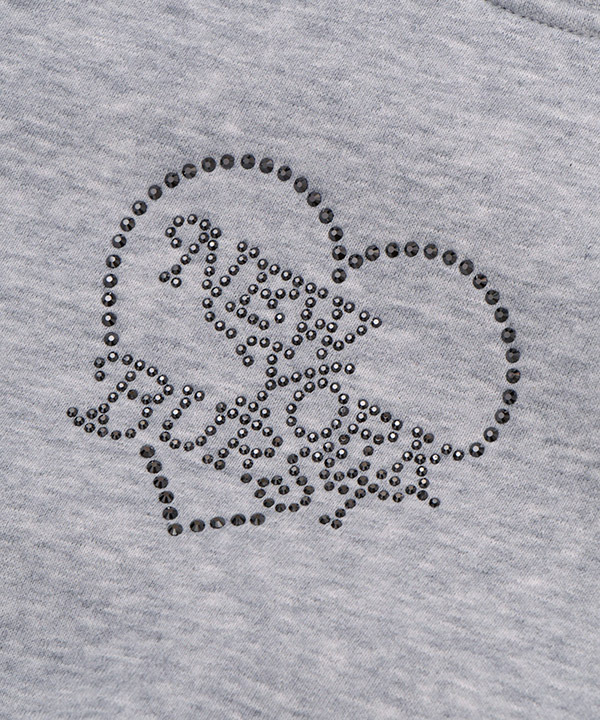 HEART STONE CROPPED SWEAT