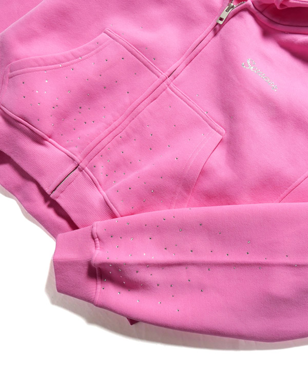 RHINESTONE ZIP PARKA