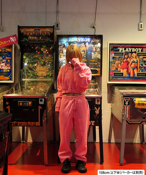 RHINESTONE SWEATPANTS